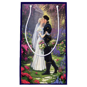 Beautiful Couple in The Park Small Gift Bag