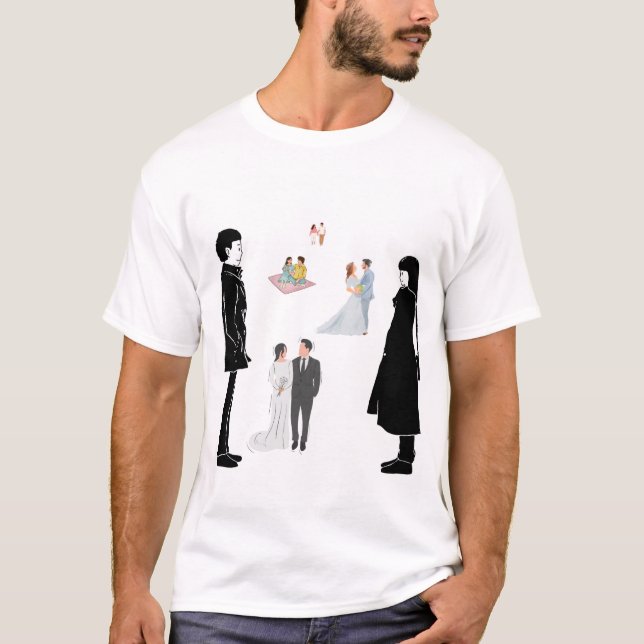 Beautiful couples picture tshirt  (Front)