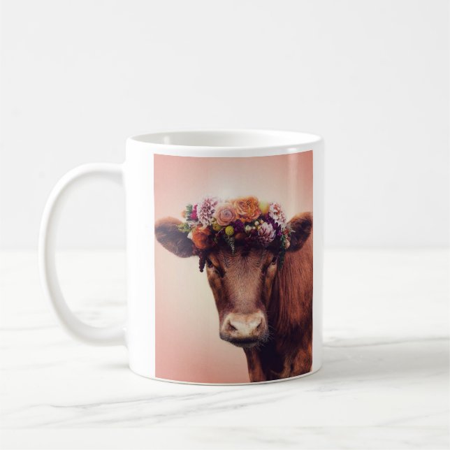 Beautiful Cow Mug (Left)