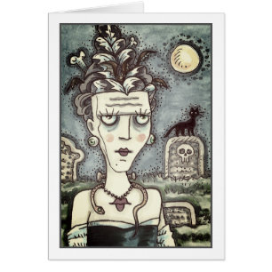 BEAUTIFUL CREEPY FRANKENELLA MONSTER, GRAVES Blank