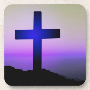 Beautiful Cross Purple Sky Coaster