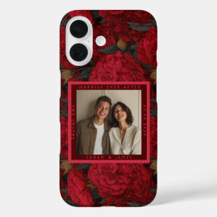 Beautiful Custom Carnation Destination Wedding iPhone 16 Case