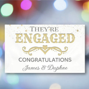 Beautiful CUSTOM engagement banner