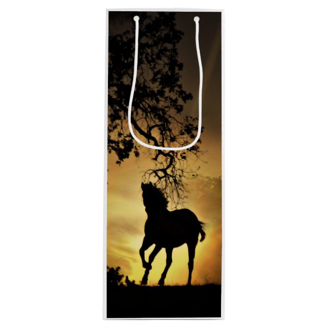 Beautiful Custom Equine Gift Bag (Front)