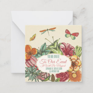 Beautiful Customazible Floral Card