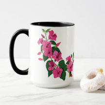 Beautiful Customised Floral Magic Coffee