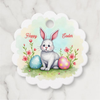 Beautiful Cute Easter Bunny Collection Favour Tags