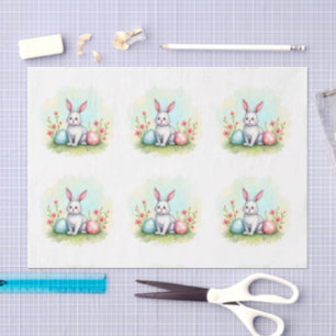 Beautiful Cute Easter Bunny Collection Tissue Paper