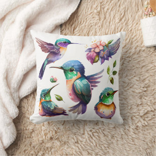 Beautiful & Cute Hummingbirds for Bird Lovers on   Cushion