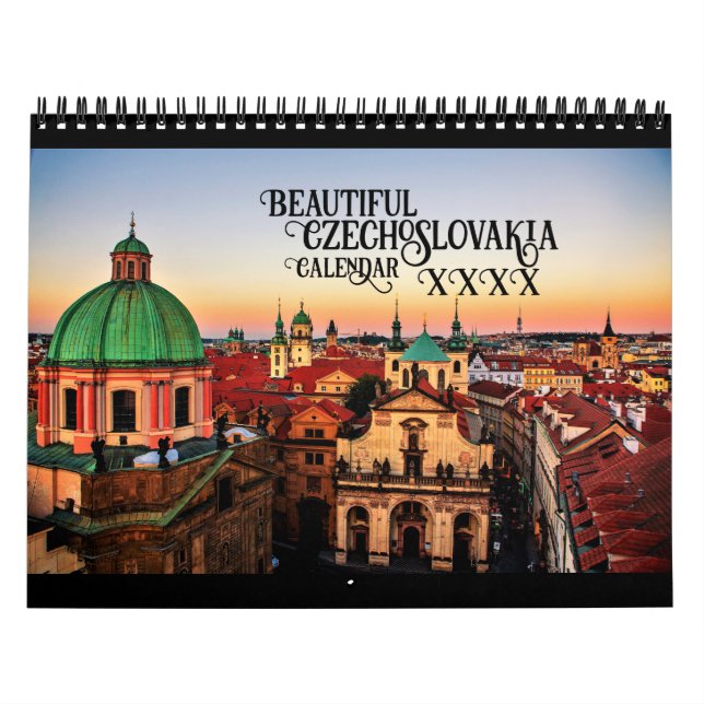 Beautiful Czechoslovakia Slavic Europe Calendar (Cover)