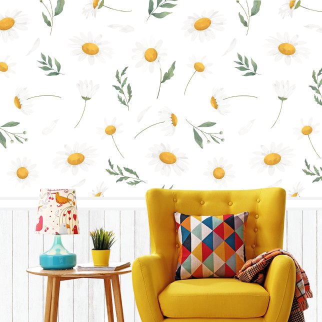 Beautiful daisies floral wallpaper  (Creator Uploaded)