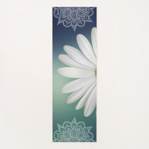 Beautiful Daisy Coloured Mandala Yoga Mat