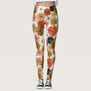 Beautiful Daisy Flower Active Maternity Leggings