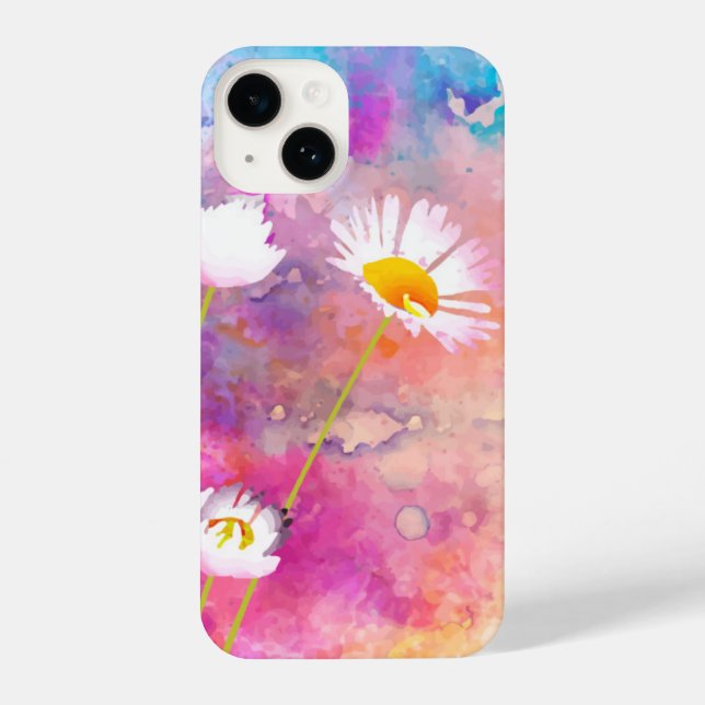 Beautiful Daisy Garden Flower Floral Art  iPhone Case (Back)
