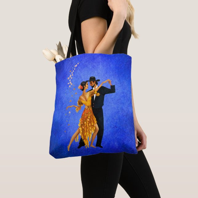 Beautiful Dancing Couple Tote Bag (Close Up)