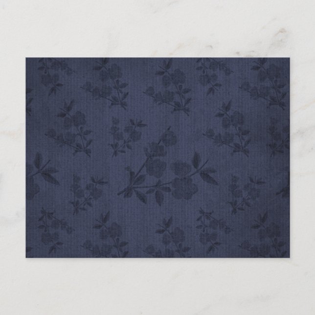 Beautiful Dark Goth Victorian Vintage Wallpaper Postcard (Front)