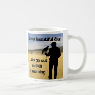 Beautiful Day for Falconry Coffee Mug
