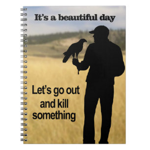 Beautiful Day for Falconry Notebook