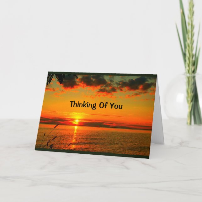 Beautiful Day From Sunrise To Sunset Card (Front)