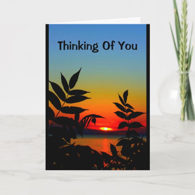 Beautiful Day From Sunrise To Sunset Card (Front)