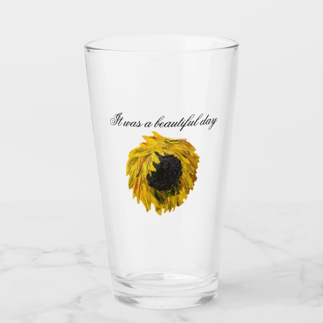 Beautiful day  glass (Front)