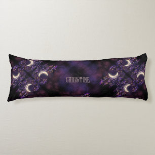Beautiful DBL-sided wisteria spells purple custom Body Cushion