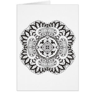 Beautiful Deco Square Doodle