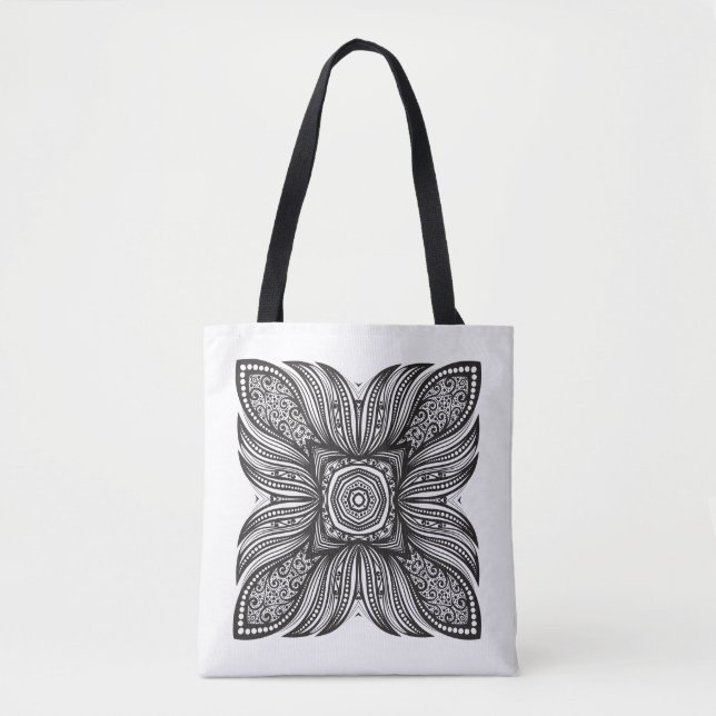 Beautiful Decor Square Doodle 2 Tote Bag (Front)