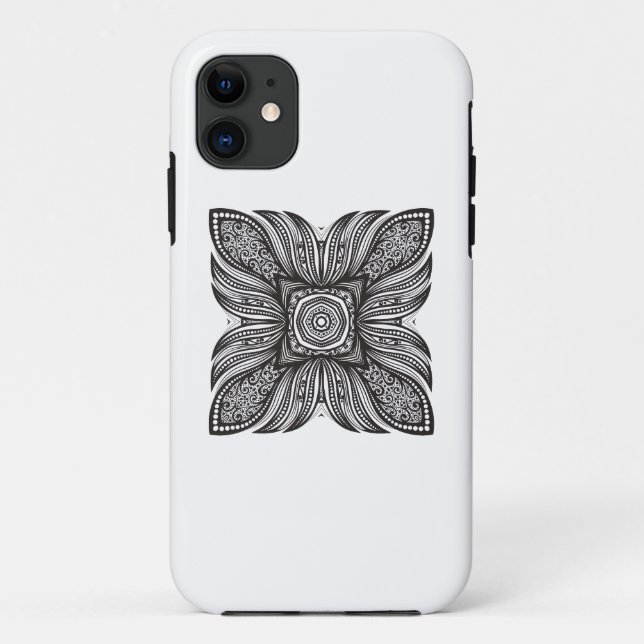 Beautiful Decor Square Doodle Case-Mate iPhone Case (Back)
