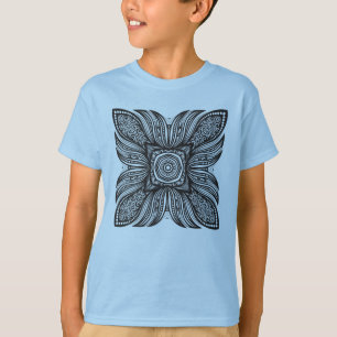Beautiful Decor Square Doodle T-Shirt