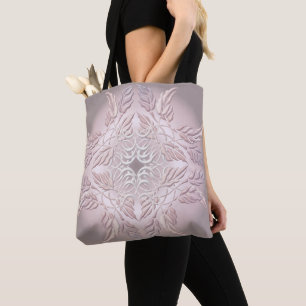 Beautiful decorative element of leaves tote bag