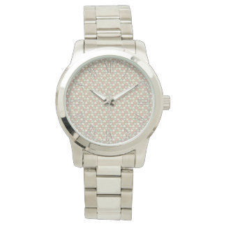 Beautiful Delicate Pastel Colour Heart Pattern Watch