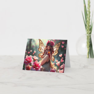 Beautiful Delicate Romantic Fairy Card
