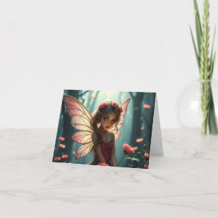 Beautiful Delicate Romantic Fairy Card