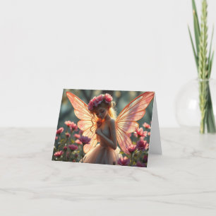 Beautiful Delicate Romantic Fairy Card