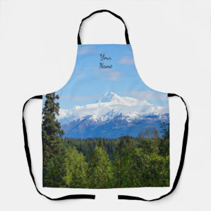Beautiful Denali Jigsaw Puzzle Apron