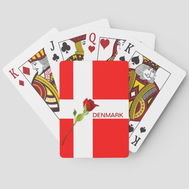 Beautiful Denmark Playing Cards! Cards (Back)