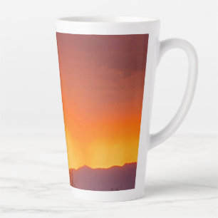 Beautiful Desert Sunset Latte Mug