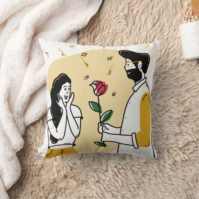 Beautiful  design lover and valentine cushion (Blanket)