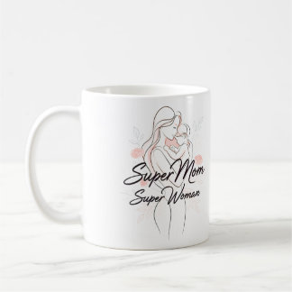 Beautiful Design Of Super Mum Coffee Mug