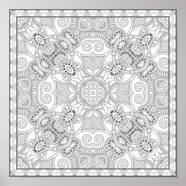 Beautiful Design Zendoodle 2 Poster (Front)