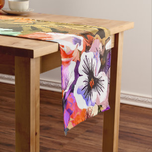 Beautiful detail short table runner