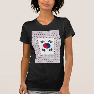 Beautiful Diagonal Korean Flag: An Infinite Art T-Shirt