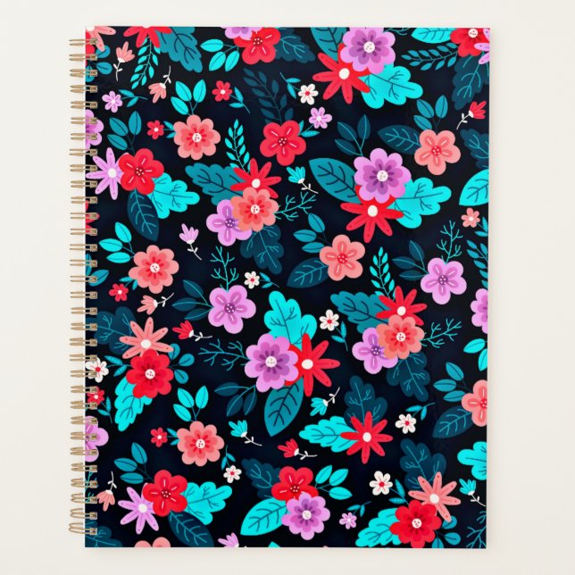 Beautiful Ditsy Floral Background-56676 Planner (Front)