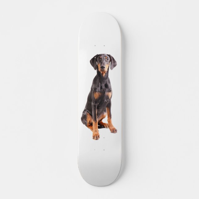beautiful doberman pinscher skateboard (Front)