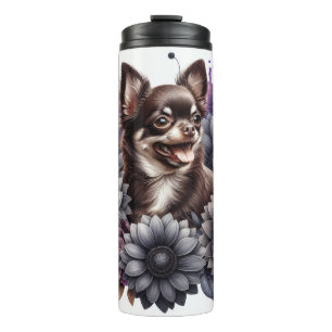 Beautiful Dog Breeds/Chihuahua Dog Thermal Tumbler