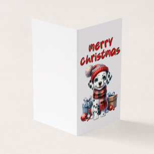Beautiful Dog Christmas Card