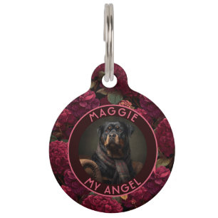 Beautiful Dog Mum Gift Hydrangeas Pet Tag