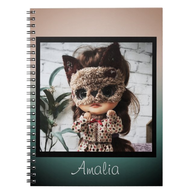 Beautiful doll Blythe big eyes fashion stylish fun Notebook (Front)