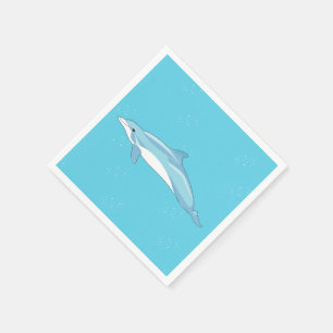 Beautiful dolphin napkin